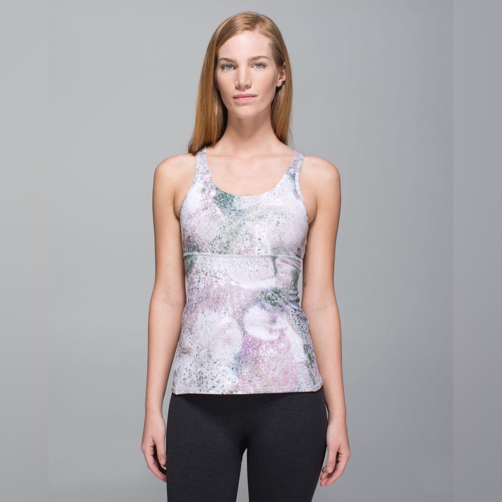 Lululemon RARE Crossback Tank Top - Sugar Crush Multi 2015